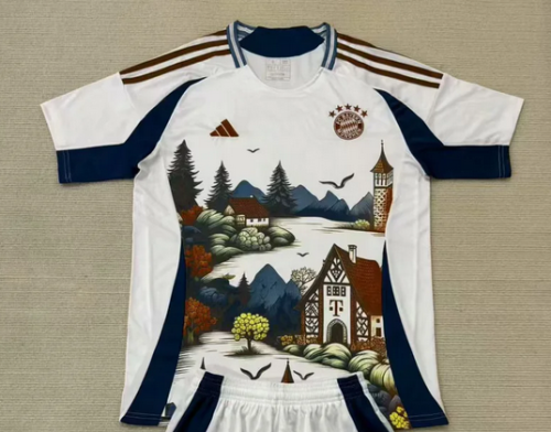 Fan Version 2025-2026 Bayern Munich White Concept Version Soccer Jersey Bayern Munchen Football Shirt