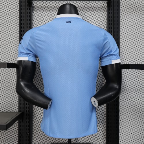 Player Version 2025-2026 Manchester City Home Soccer Jersey Man City Football Shirt
