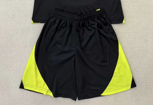 Fan Version 2025-2026 The Columbus Crew Away Black Soccer Shorts Football Shorts