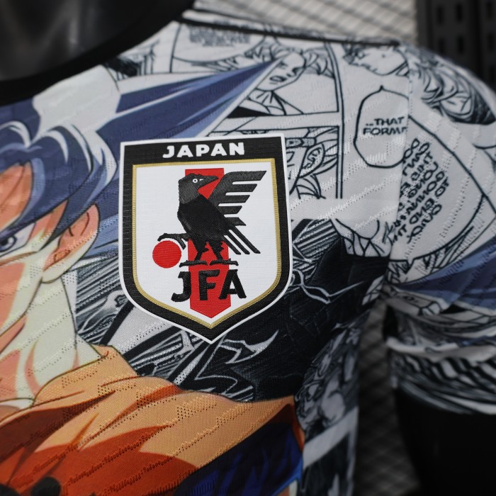Player Version 2025 Japan Blue/Orange Special Edition Soccer Jersey Football Shirt