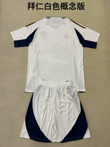 Adult Uniform 2025-2026 Bayern Munich White Concept Version Soccer Jersey Shorts Bayern Munchen Football Kit