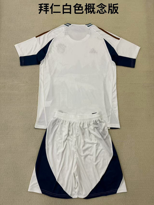 Adult Uniform 2025-2026 Bayern Munich White Concept Version Soccer Jersey Shorts Bayern Munchen Football Kit