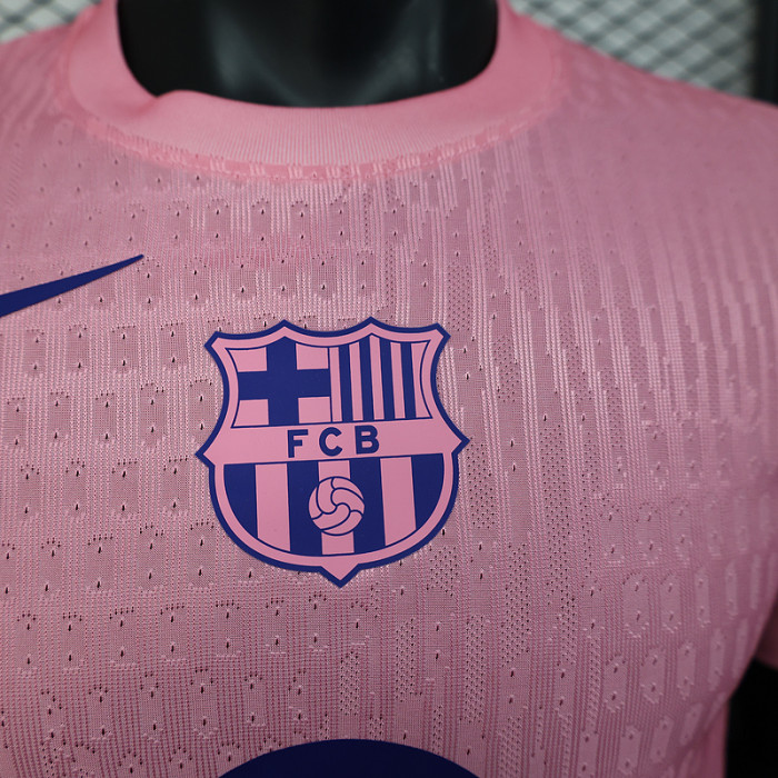 Barca Camisetas de Futbol Player Version 2025-2026 Barcelona Pink Special Edition Soccer Jersey