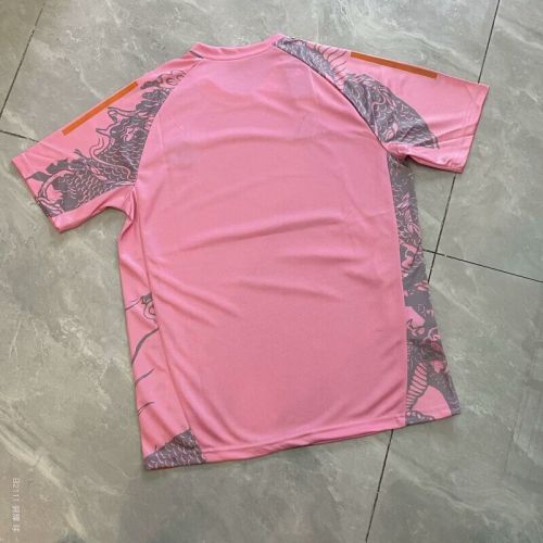 Fan Version Real Madrid 2025-2026 Pink Dragon Version Soccer Training Jersey Real Football Shirt