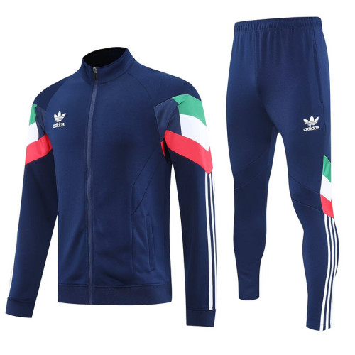 2025-2026 AD Dark Blue Soccer Training Jacket Football Jacket and Pants