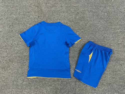 Retro Youth Uniform Kids Kit 2005-2006 Chelsea Home Soccer Jersey Shorts Vintage Child Football Set