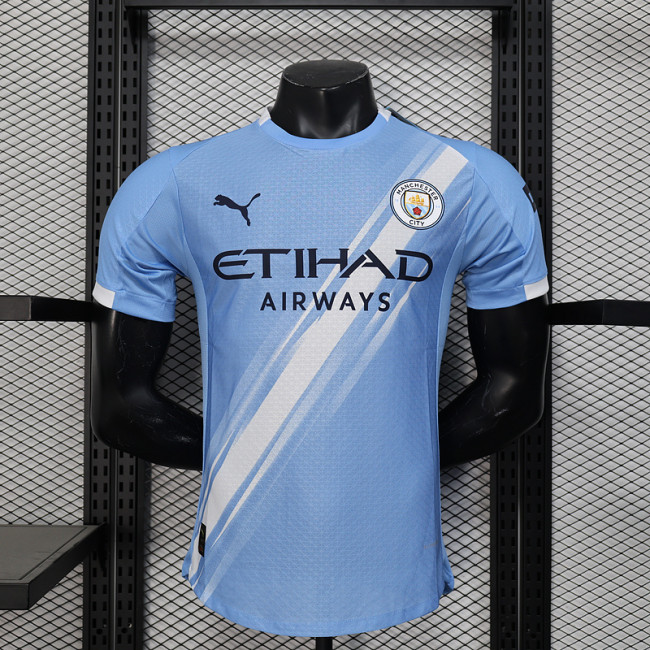 Player Version 2025-2026 Manchester City Home Soccer Jersey Man City Football Shirt