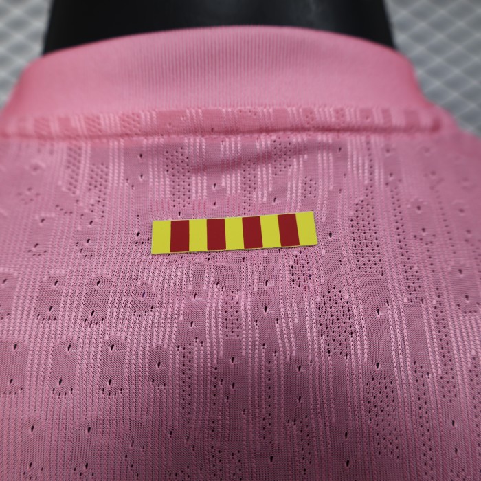 Barca Camisetas de Futbol Player Version 2025-2026 Barcelona Pink Special Edition Soccer Jersey