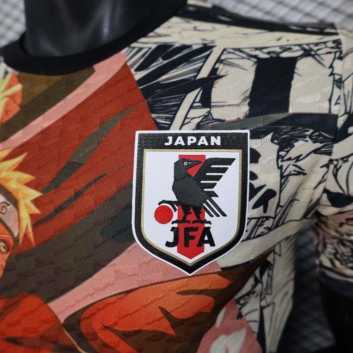 Player Version 2025 Japan Black/Orange Special Edition Soccer Jersey Football Shirt
