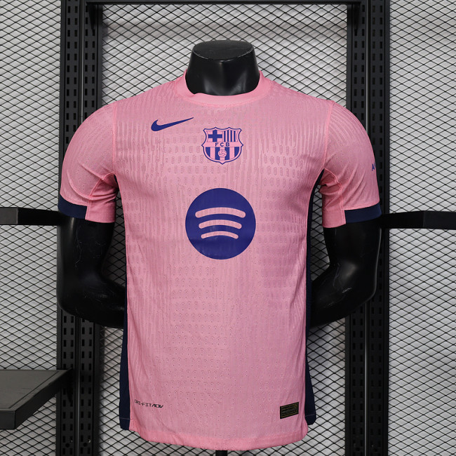 Barca Camisetas de Futbol Player Version 2025-2026 Barcelona Pink Special Edition Soccer Jersey