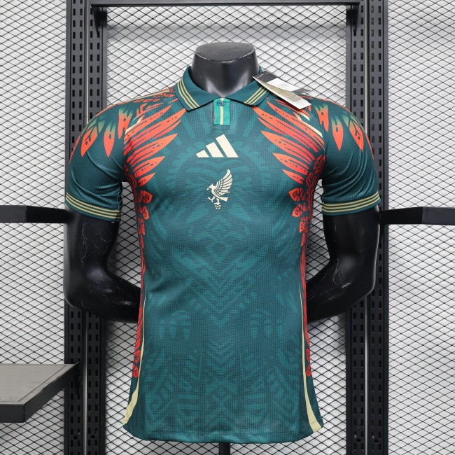 Player Version 2025 Mexico Green Special Edition Soccer Jersey Adulto Camiseta de Futbol
