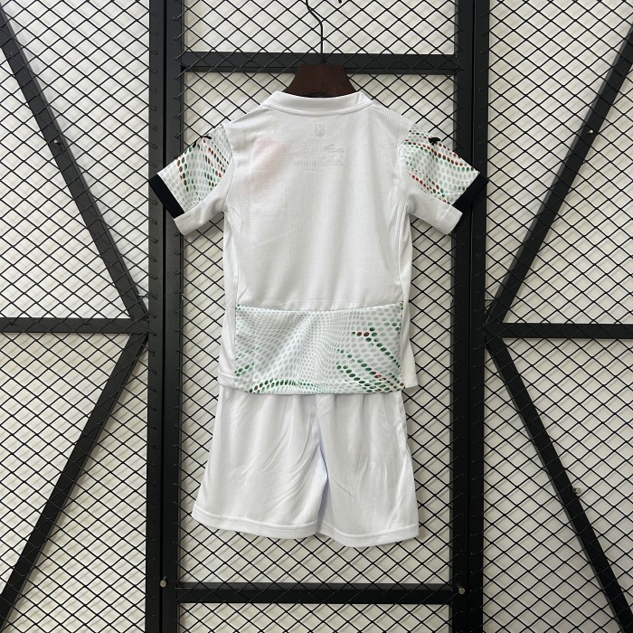 Youth Uniform Kids Kit 2025 Portugal Away Soccer Jersey Shorts Child Football Set