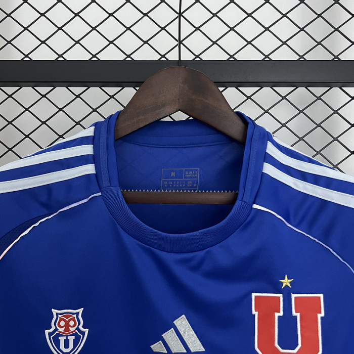 Women 2025-2026 Club Universidad de Chile Home Soccer Jersey Lady Football Shirt