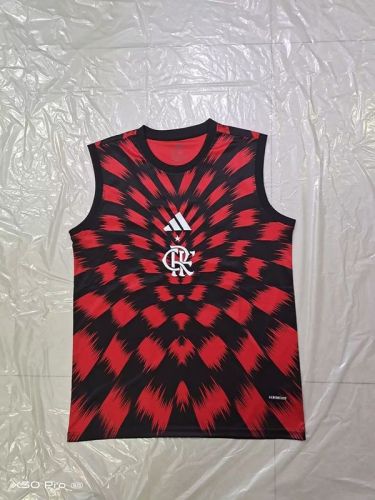 Fan Version 2025-2026 Flamengo Black/Red Soccer Training Vest