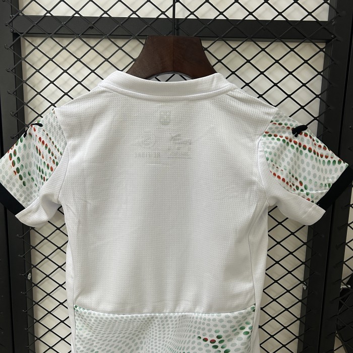Youth Uniform Kids Kit 2025 Portugal Away Soccer Jersey Shorts Child Football Set