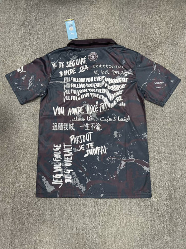 Fan Version 2025-2026 Manchester City Black Special Edition Soccer Jersey Man City Football Shirt
