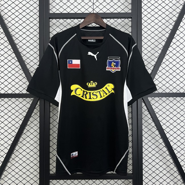 Retro Jersey 2003 Colo-Colo Away Black Soccer Jersey Vintage Football Shirt