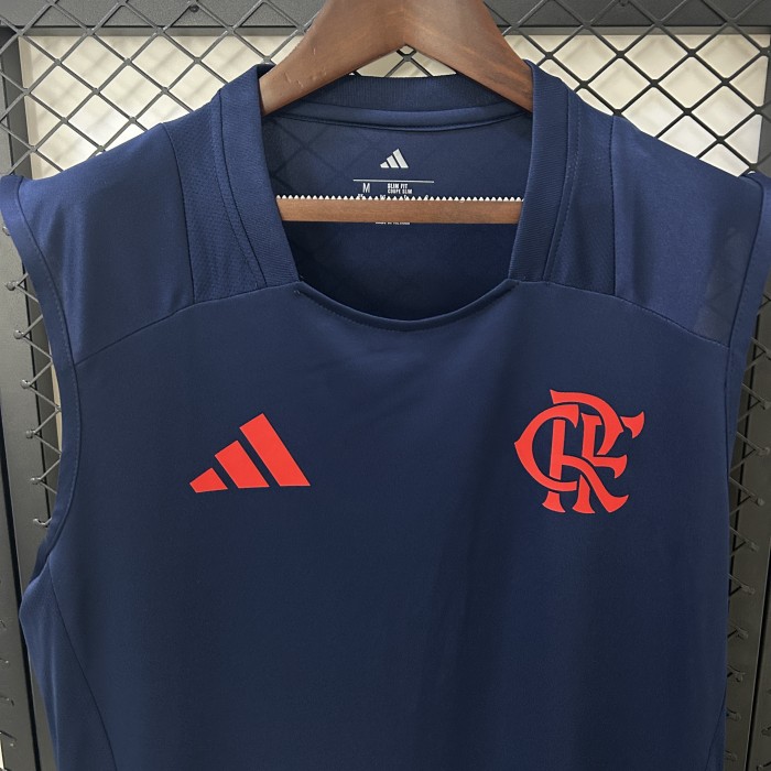 Fan Version 2025-2026 Flamengo Blue Soccer Training Vest