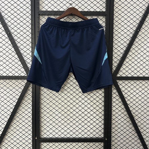 Fan Version 2025-2026 Flamengo Blue Soccer Training Shorts Football Shorts
