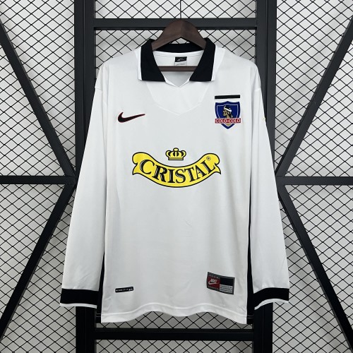Long Sleeve Retro Jersey 1997-1998 Colo-Colo Home Soccer Jersey Vintage Football Shirt