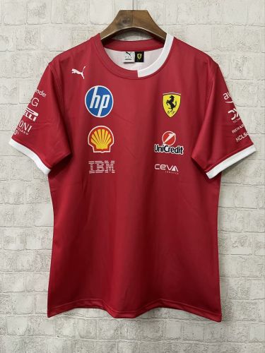 2025 Ferrari Red Shirt Racing Jersey