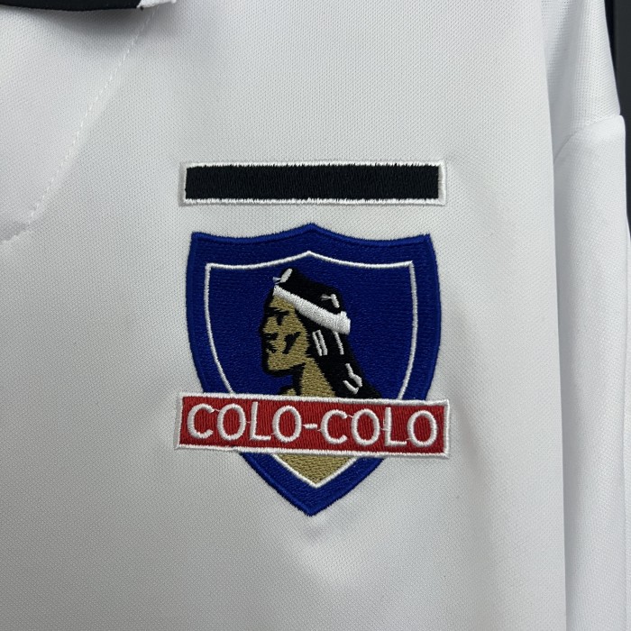 Long Sleeve Retro Jersey 1997-1998 Colo-Colo Home Soccer Jersey Vintage Football Shirt
