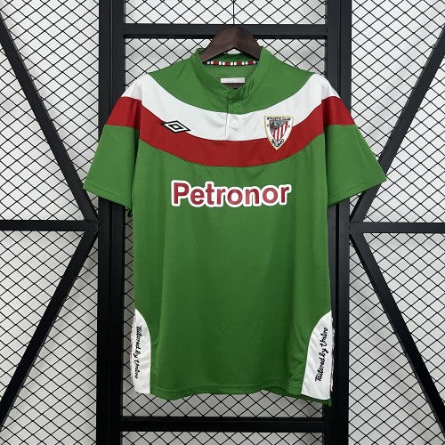 Retro Jersey 2011-2012 Athletic Bilbao Away Green Vintage Soccer Jersey Football Shirt