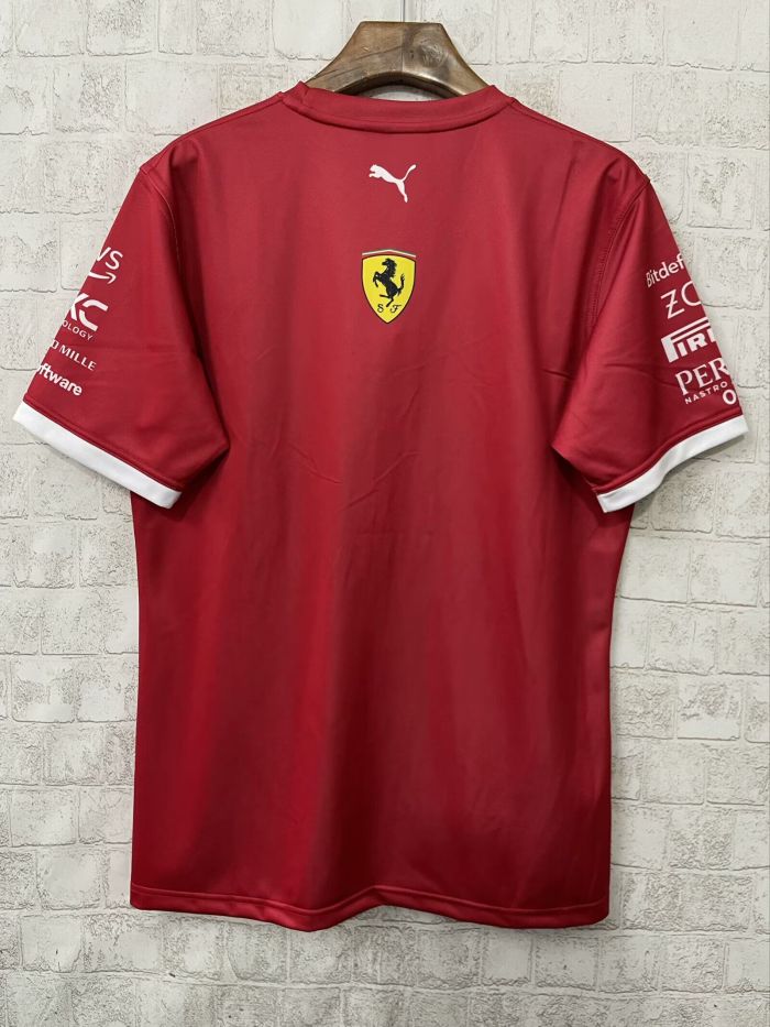2025 Ferrari Red Shirt Racing Jersey