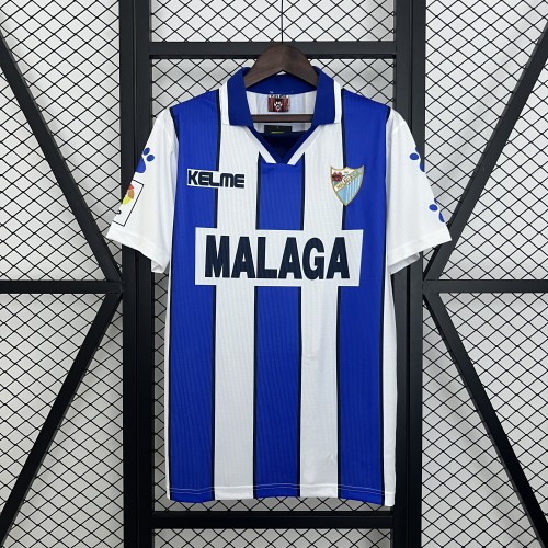 Retro Jersey 1998 Malaga Home Soccer Jersey Vintage Málaga Football Shirt
