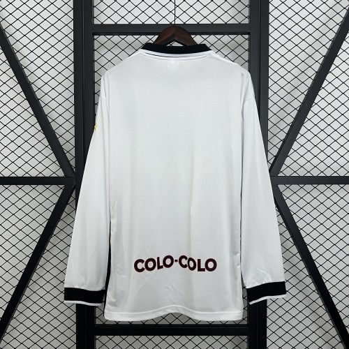 Long Sleeve Retro Jersey 1997-1998 Colo-Colo Home Soccer Jersey Vintage Football Shirt