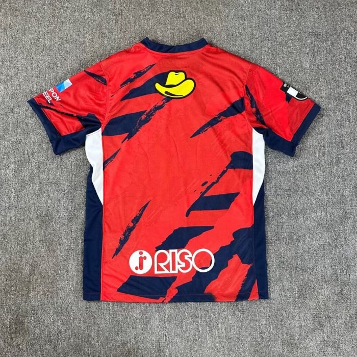 Fans Version 2025-2026 Kashima Antlers Home Soccer Jersey Football Shirt