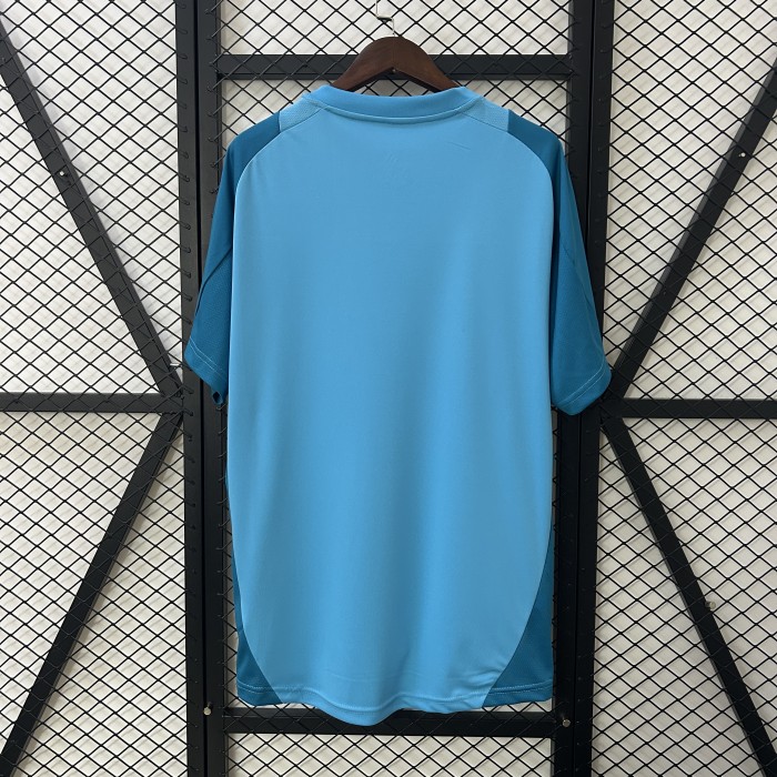 Fan Version 2025-2026 Flamengo Blue Soccer Training Jersey Football Pre-match Shirt