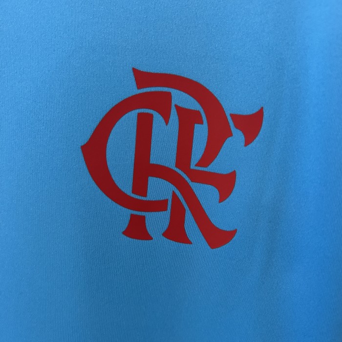 Fan Version 2025-2026 Flamengo Blue Soccer Training Jersey Football Pre-match Shirt