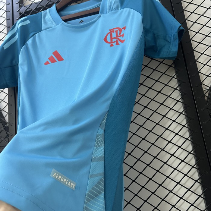 Women 2025-2026 Flamengo Blue Soccer Jersey Lady Football Shirt