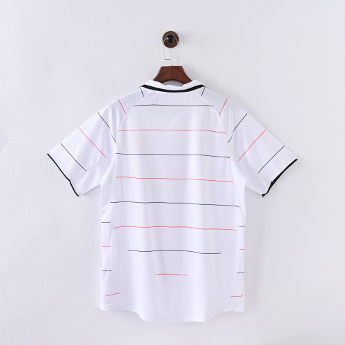 Retro Jersey 2003-2004 Manchester United Third Away White Soccer Jersey Man U Vintage Football Shirt