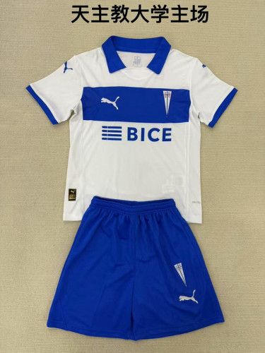 Adult Uniform 2025-2026 Catholic University Home Soccer Jersey Shorts Universidad Catolica Football Kit