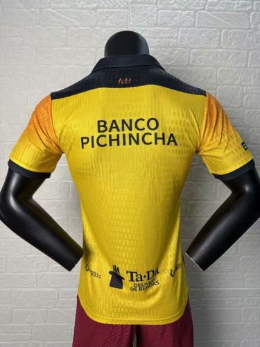 Barca Camisetas de Futbol Player Version 1925-2025 Barcelona 100th Anniversary Yellow Soccer Jersey