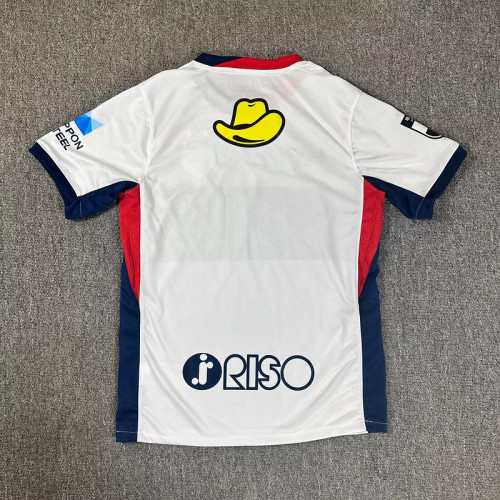 Fans Version 2025-2026 Kashima Antlers Away White Soccer Jersey Football Shirt