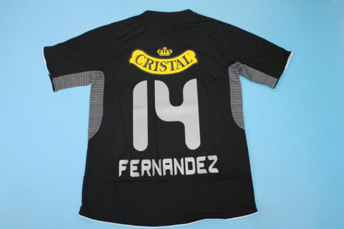 Retro Jersey 2006 Colo-Colo FERNANDEZ 14 Away Black Soccer Jersey Vintage Football Shirt