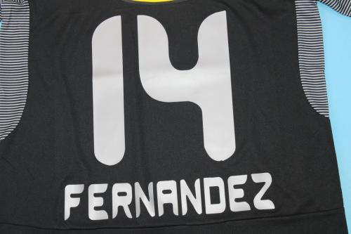 Retro Jersey 2006 Colo-Colo FERNANDEZ 14 Away Black Soccer Jersey Vintage Football Shirt
