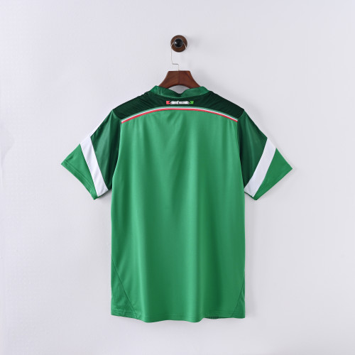 Retro Camisetas de Futbol 2014 Mexico Home Soccer Jersey Vintage Football Shirt