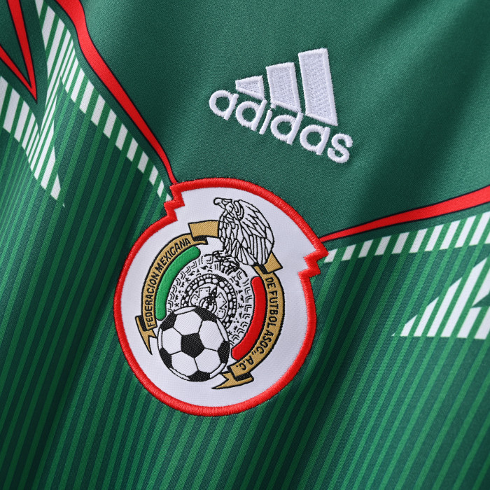 Retro Camisetas de Futbol 2014 Mexico Home Soccer Jersey Vintage Football Shirt