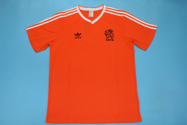 Retro Jersey 1986 Netherlands Home Orange Soccer Jersey Vintage Holland Football Shirt
