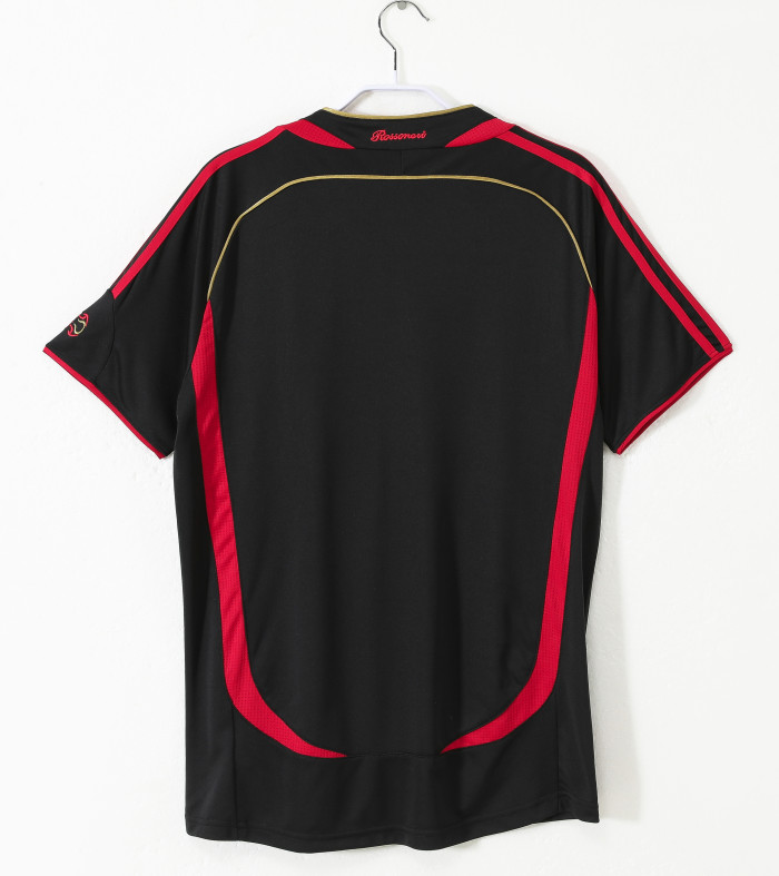 Retro Jersey 2006-2007 AC Milan Third Away Black Soccer Jersey Vintage Football Shirt