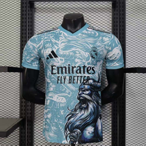 Player Version 2025-2026 Real Madrid Green Special Edition Soccer Jersey Real Football Shirt