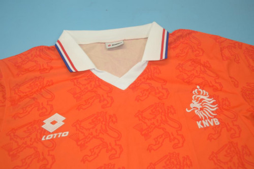Retro Jersey 1985 Netherlands Home Orange Soccer Jersey Vintage Holland Football Shirt