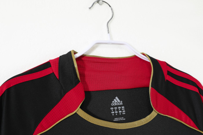 Retro Jersey 2006-2007 AC Milan Third Away Black Soccer Jersey Vintage Football Shirt