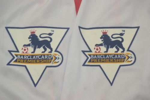 with EPL Patch Retro Jersey 2003-2004 Arsenal Home Soccer Jersey Red Vintage Football Shirt