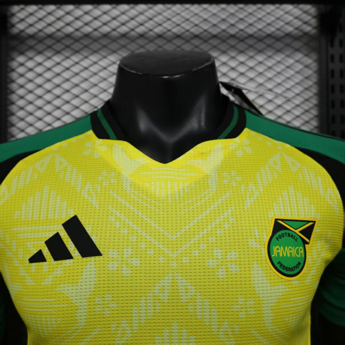 Player Version 2025 Jamaica Home Soccer Jersey Football Shirt