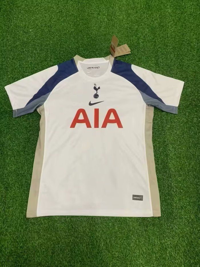 with Sponor Logo Fan Version 2025-2026 TOT Home Soccer Jersey Spurs Football Shirt